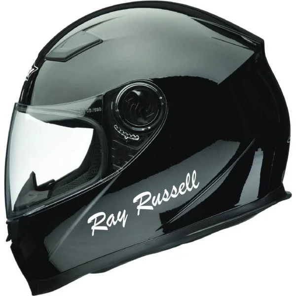Personalised Name stickers Helmet