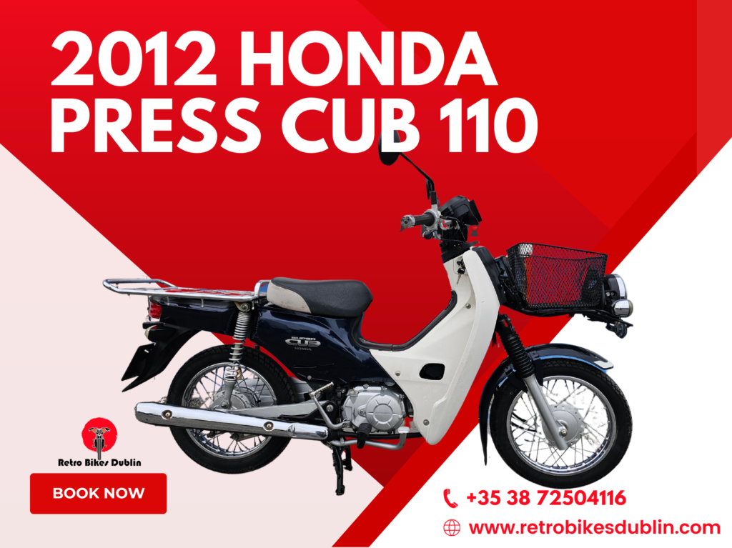 2012 Honda Press Cub 110 for sale at Retro Bikes Dublin - Reliable Delivery Bike